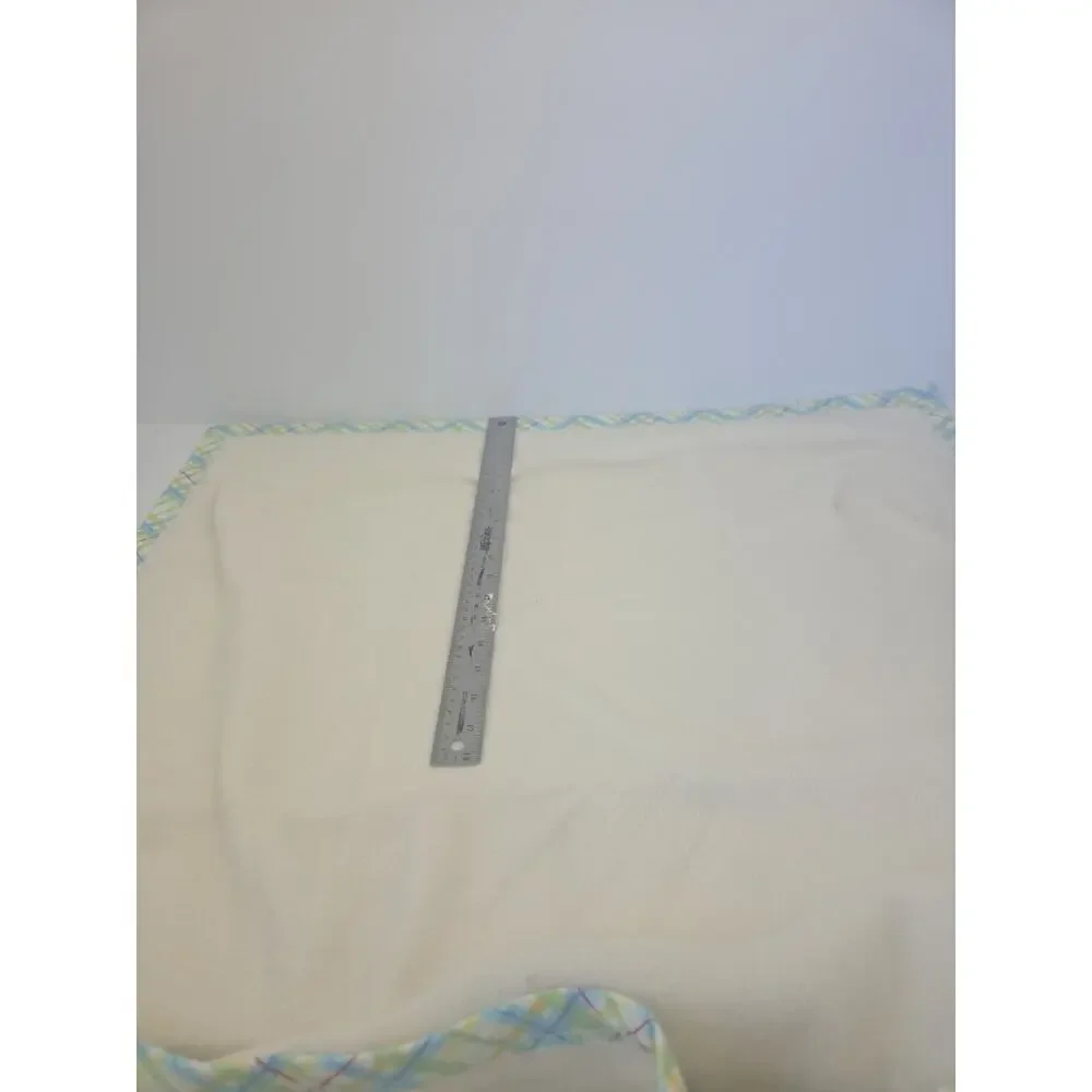 Disney Winnie Pooh Baby Security Blanket Plaid Trim Tigger Piglet Lovey EUC